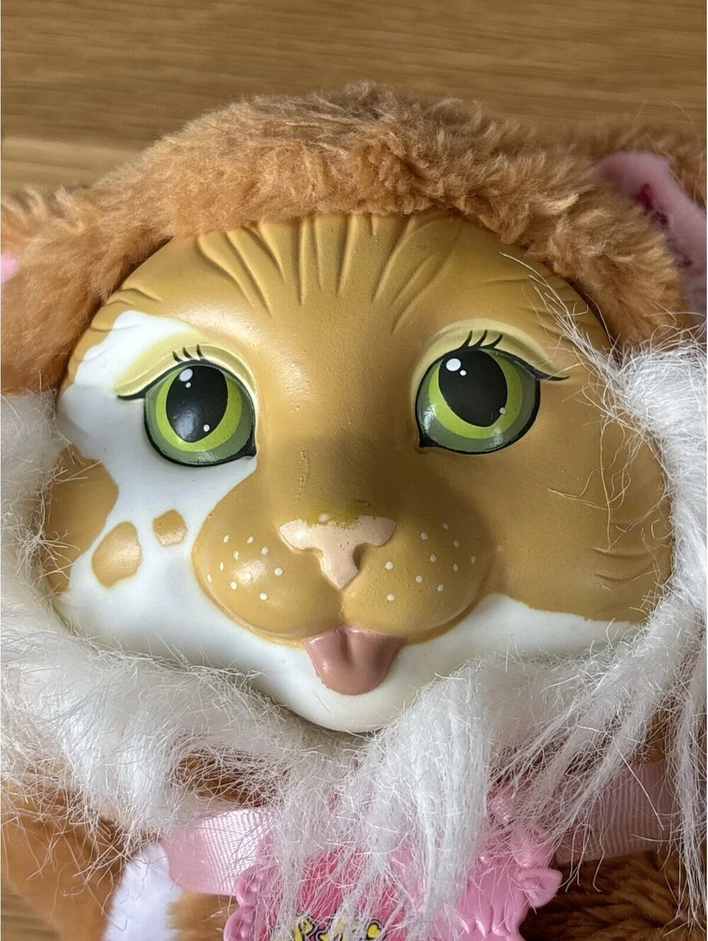 Vintage Hasbro Kitty Surprise Orange Tabby Plush Mother 2 Kittens 1992
